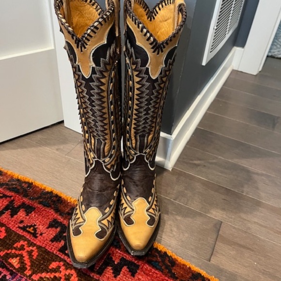 Old Gringo Knee High Cowboy Boots - Picture 3 of 5